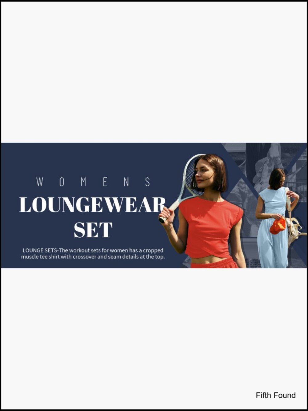 2 Piece Lounge Set Crop Top Wide Leg Pants Tracksuit Loungewear - Picture 6 of 7